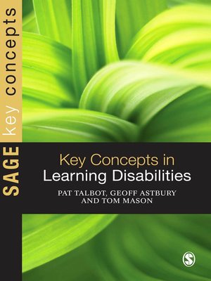 cover image of Key Concepts in Learning Disabilities